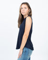 Raquel Allegra Clothing Small Sleeveless Textured Tee