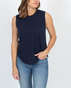 Raquel Allegra Clothing Small Sleeveless Textured Tee