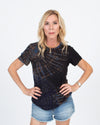 Raquel Allegra Clothing Small Tie Dye Short Sleeve Shirt