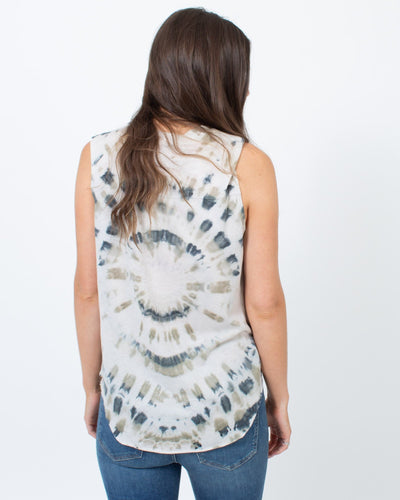 Raquel Allegra Clothing Small Tie Dye Tank