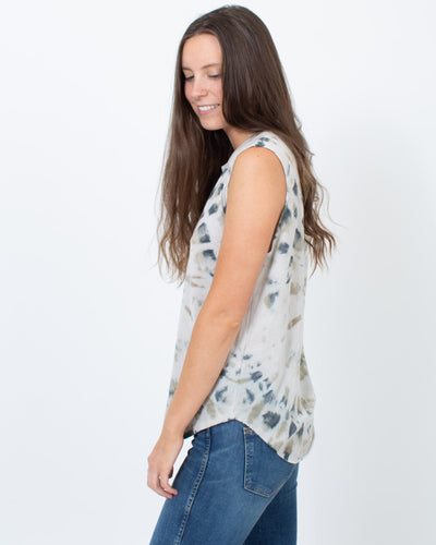 Raquel Allegra Clothing Small Tie Dye Tank