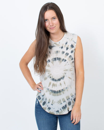 Raquel Allegra Clothing Small Tie Dye Tank