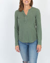 Raquel Allegra Clothing XS Green Long Sleeved Tee