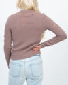 Raquel Allegra Clothing XS Long Sleeve Pullover Crewneck Sweater