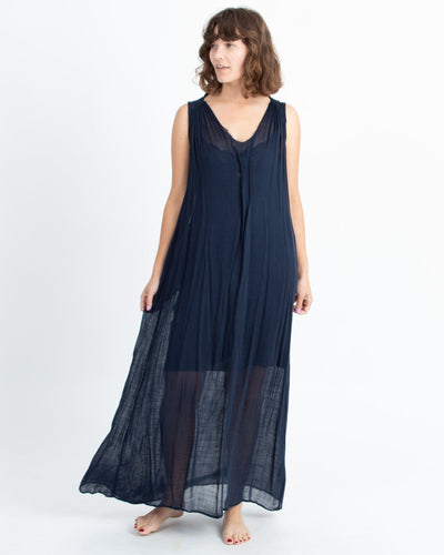 Raquel Allegra Clothing XS Maxi Dress With Slip