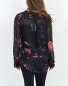 Raquel Allegra Clothing XS Printed Silk Blouse