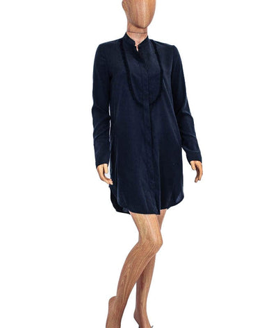 Raquel Allegra Clothing XS Silk Mini Shirt Dress