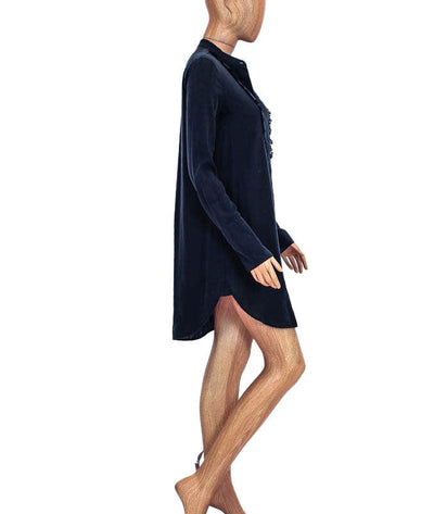 Raquel Allegra Clothing XS Silk Mini Shirt Dress