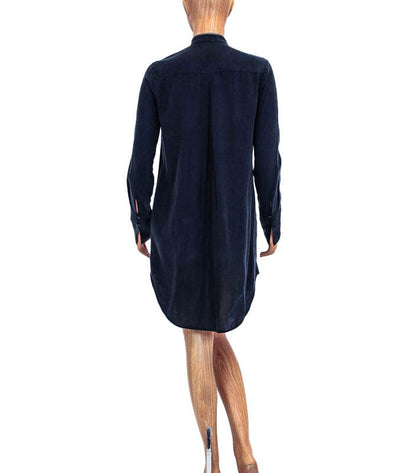 Raquel Allegra Clothing XS Silk Mini Shirt Dress