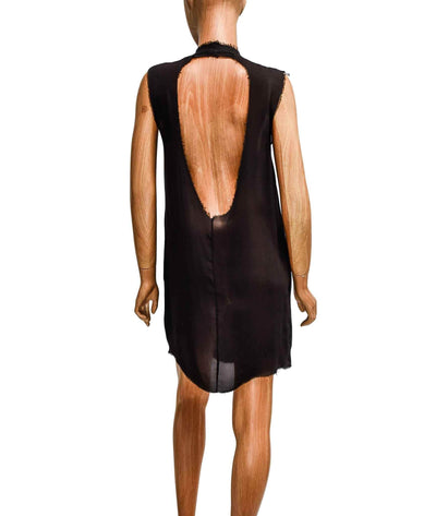 Raquel Allegra Clothing XS | US 0 Open Back Silk Mini Dress