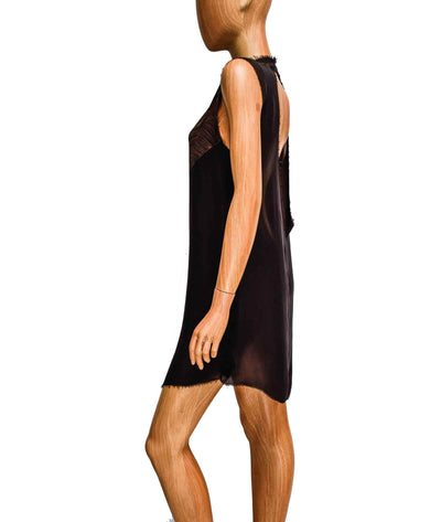 Raquel Allegra Clothing XS | US 0 Open Back Silk Mini Dress