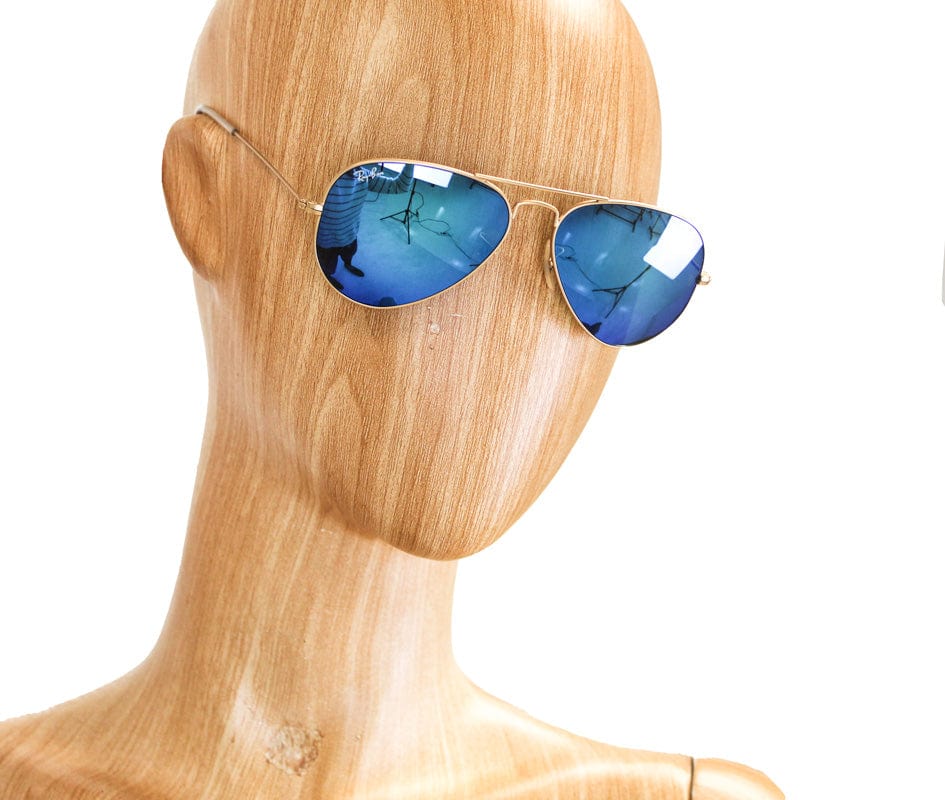 Ray-Ban Accessories One Size Aviator Mirrored Sunglasses