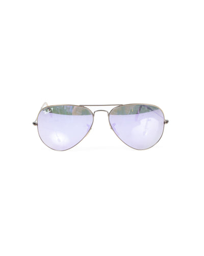 Ray-Ban Accessories One Size Mirror Polarized Aviator Sunglasses