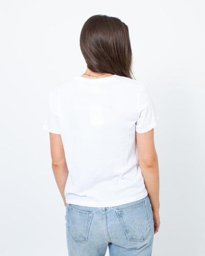 RE/DONE Clothing Small White Crew Neck T-Shirt