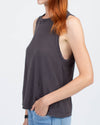 RE/DONE Clothing Small "x Hanes" Grey Basic Cotton Tank