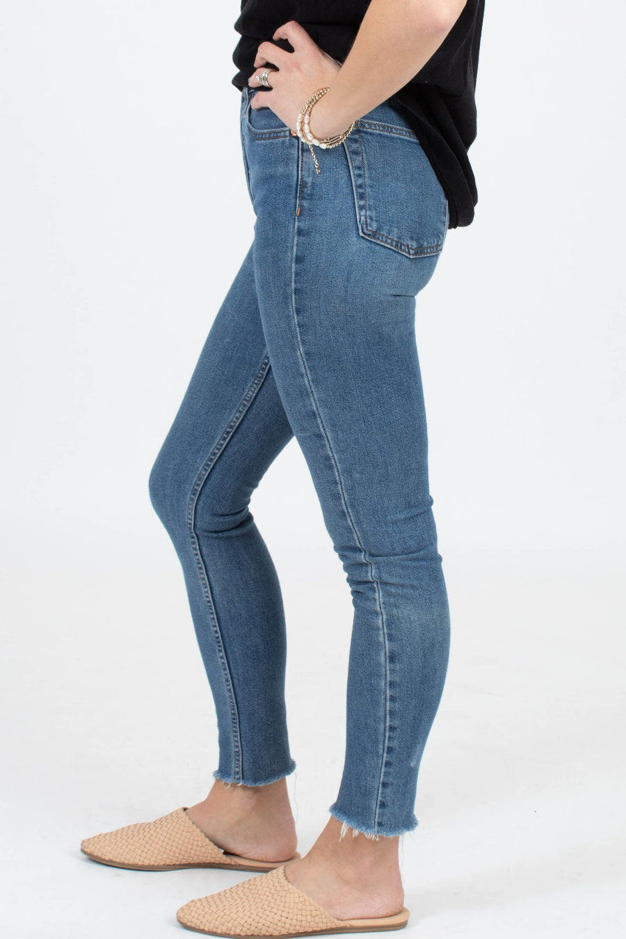 RE/DONE Clothing XS | US 25 "High Rise Ankle Crop" Jeans