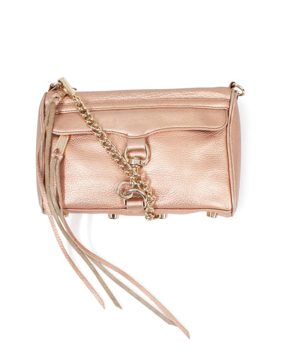 Rebecca Minkoff Bags One Size Pink Metallic Crossbody Purse