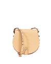 Rebecca Minkoff Bags One Size Skylar Studded Beige Leather Crossbody Bag