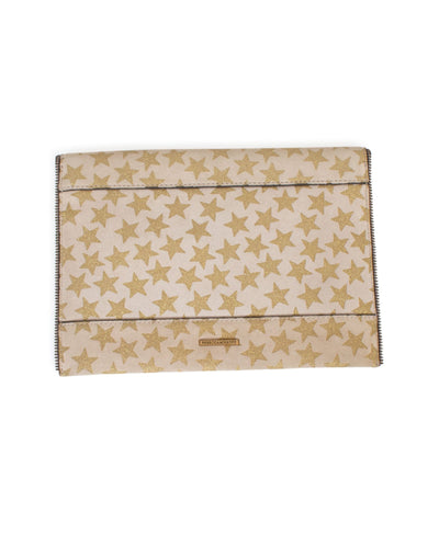 Rebecca Minkoff Bags One Size Zipper Detail Star Print Envelope Clutch
