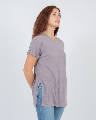 Rebecca Minkoff Clothing Medium Crewneck Pocket Tee