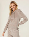 Rebecca Minkoff Clothing Small "Janine" Velour Sweatshirt
