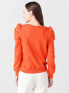 Rebecca Minkoff Clothing Small Orange "Janine" Sweatshirt