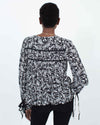 Rebecca Minkoff Clothing Small Printed Long Sleeve Blouse