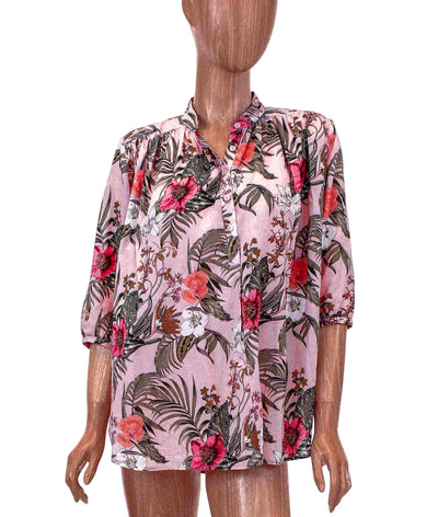 Rebecca Minkoff Clothing XS Tropical Print Top