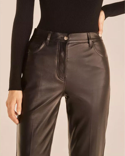 Rebecca Minkoff Clothing XXS | 00 Crop Leather Pant