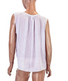 Rebecca Taylor Clothing Large | US 10 Semi-Sheer Sleeveless Blouse