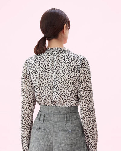 Rebecca Taylor Clothing Medium | US 8 "Mini Cheetah Clip" Top
