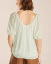 Rebecca Taylor Clothing Small Puff-Sleeve Top