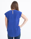 Rebecca Taylor Clothing Small | US 4 Blue Silk Blouse