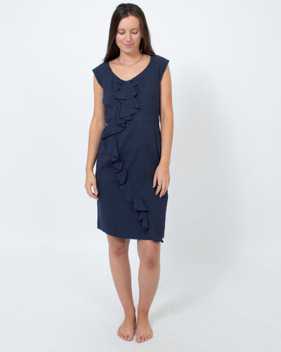 Rebecca Taylor Clothing Small | US 4 Ruffle Detail Sheath Dress