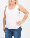 Rebecca Taylor Clothing XL | US 12 Silk Sleeveless Beaded Top