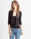 Rebecca Taylor Clothing XS Black Cashmere Cardigan