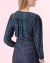 Rebecca Taylor Clothing XS | US 0 Snake Print Silk Blouse