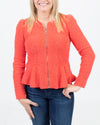 Rebecca Taylor Clothing XS | US 0 Textured Peplum Jacket