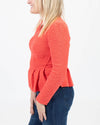 Rebecca Taylor Clothing XS | US 0 Textured Peplum Jacket