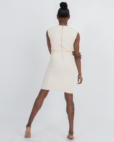 Rebecca Taylor Clothing XS | US 0 Tweed Sleeveless Sheath Dress