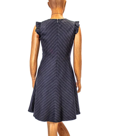 Rebecca Taylor Clothing XS | US 2 Stripped Fit-And-Flare Dress