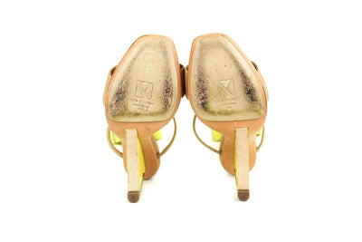 Reed Krakoff Shoes Medium | US 7.5 Wedge Sandal with Leather Straps