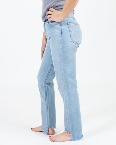 Reformation Clothing Small | 26 Light Wash Straight Jeans