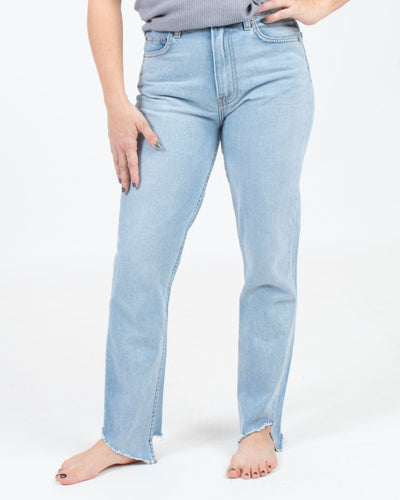 Reformation Clothing Small | 26 Light Wash Straight Jeans