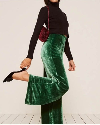 Reformation Clothing Small | US 4 "Clint" Velvet Pants