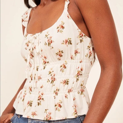 Reformation Clothing XS Aurora Floral Crop Top