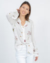 Reformation Clothing XS Floral Sheer Blouse