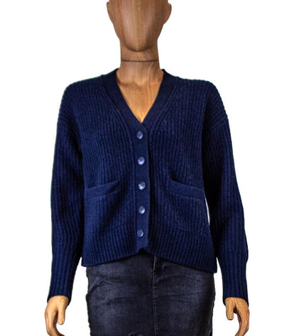 Reformation Clothing XS Navy Knitted Cardigan