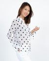 Reformation Clothing XS Polka Dot Button Down