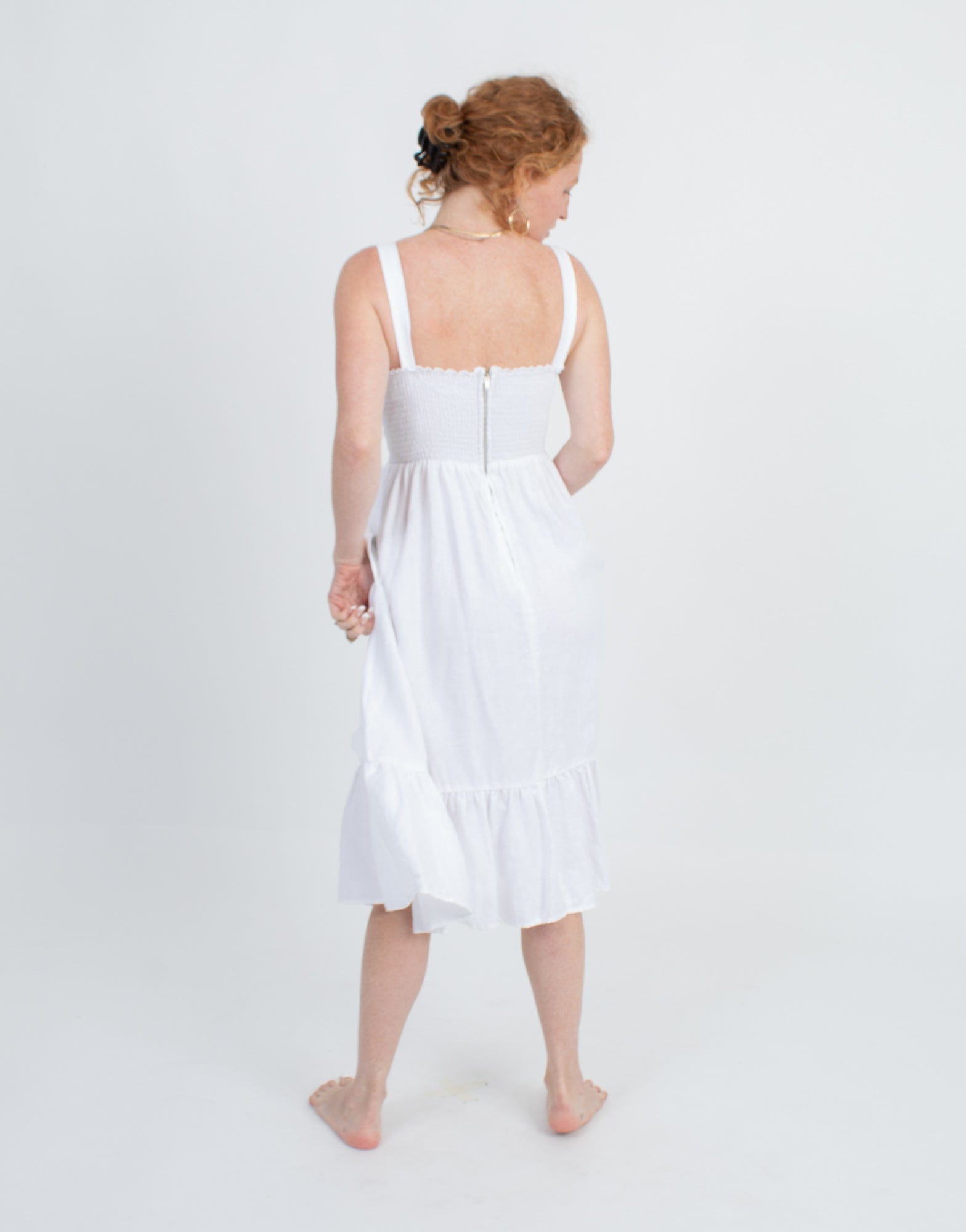Reformation Clothing XS | US 0 Linen Corset Dress